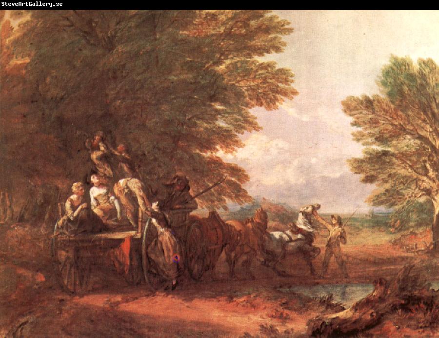 Thomas Gainsborough The Harvest Wagon